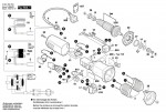 Bosch 0 601 250 742 GEX 150 TURBO Random orbital sander GEX150TURBO Spare Parts